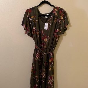 C&B floral maxi dress